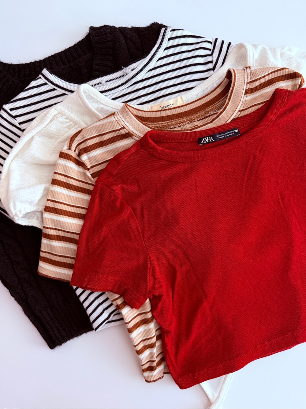 Lot of 5 Trendy Teen Crop Tops